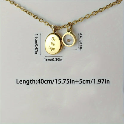 Mustard Seed Faith Necklace for Women & Men – Stainless Steel Inspirational Christian Pendant, Matthew 17:20 Bible Verse Necklace, Christian Gift