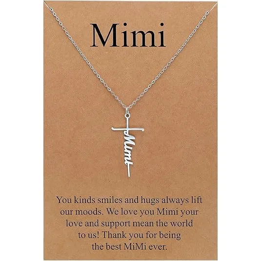 Faith Cross Pendant Necklace Religious Christian Jewelry Mother's Day Gifts for Women