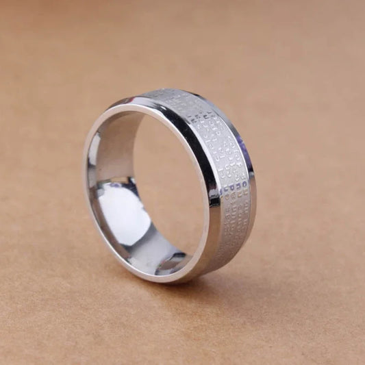 Spanish Padre Nuestro Bible Prayer Ring