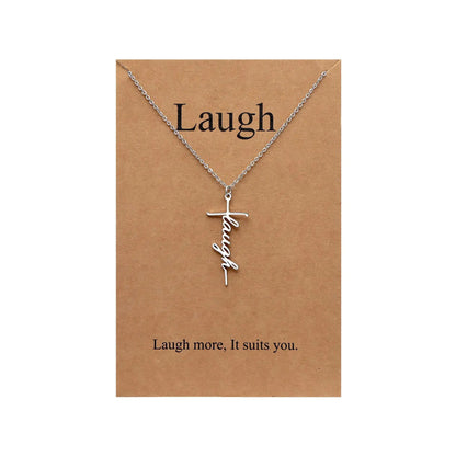 Faith Cross Pendant Necklace Religious Christian Jewelry Mother's Day Gifts for Women