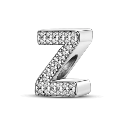 925 Sterling Silver A–Z Alphabet Bracelets
