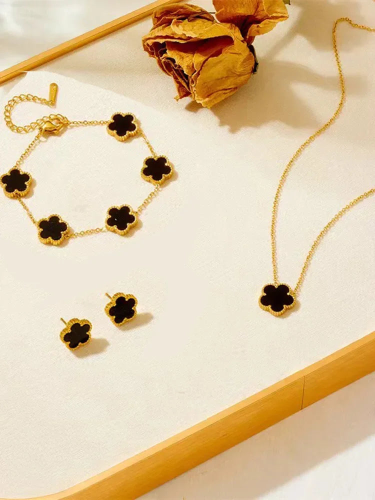 3-Piece Plum Blossom Jewelry Set - Blessings is Here