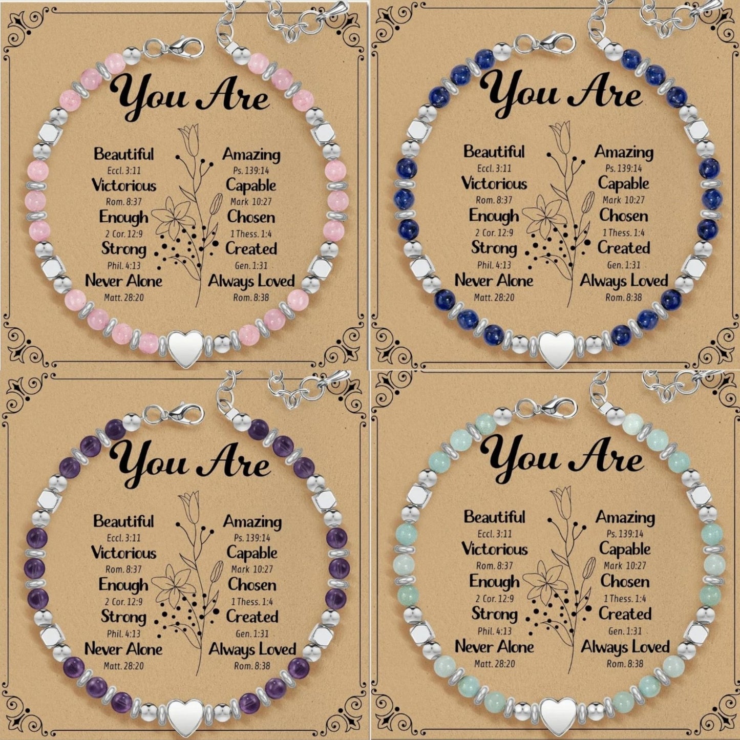 Inspirational Bracelets (Buy 4, Pay for 3)